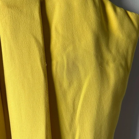 Oscar de la Renta yellow maxi dress gown (AS IS) - Picture 6 of 12